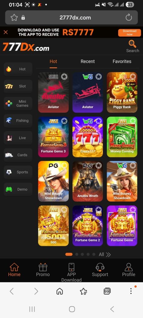 777DX Game