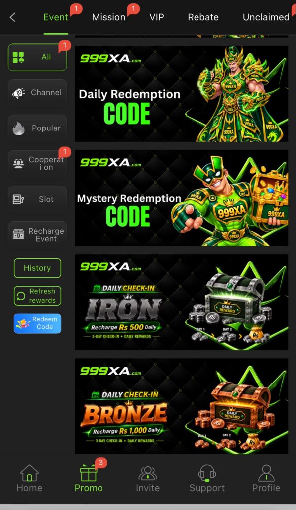 999XA Game App